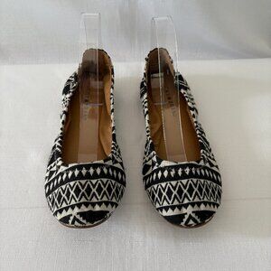 LUCKY BRAND Southwest Print Fabric Emmie Ballet Flats